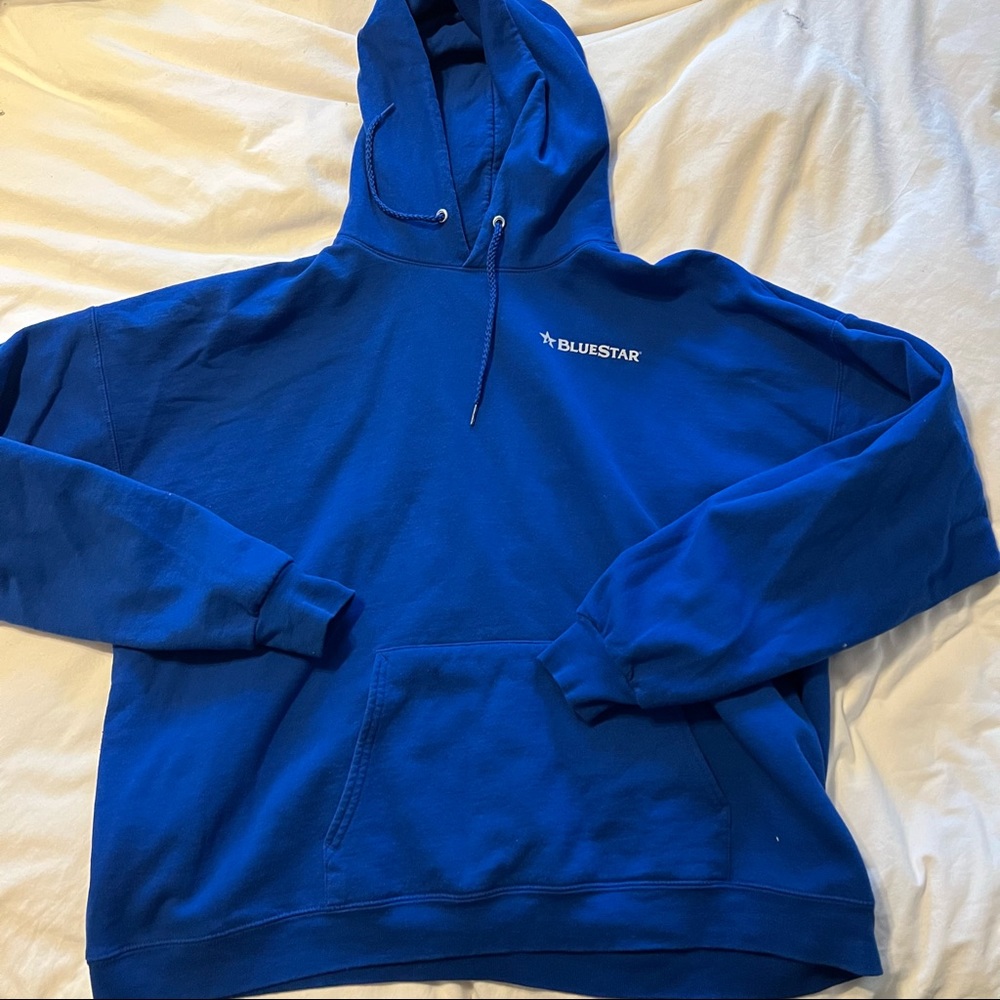 Blue star hoodie